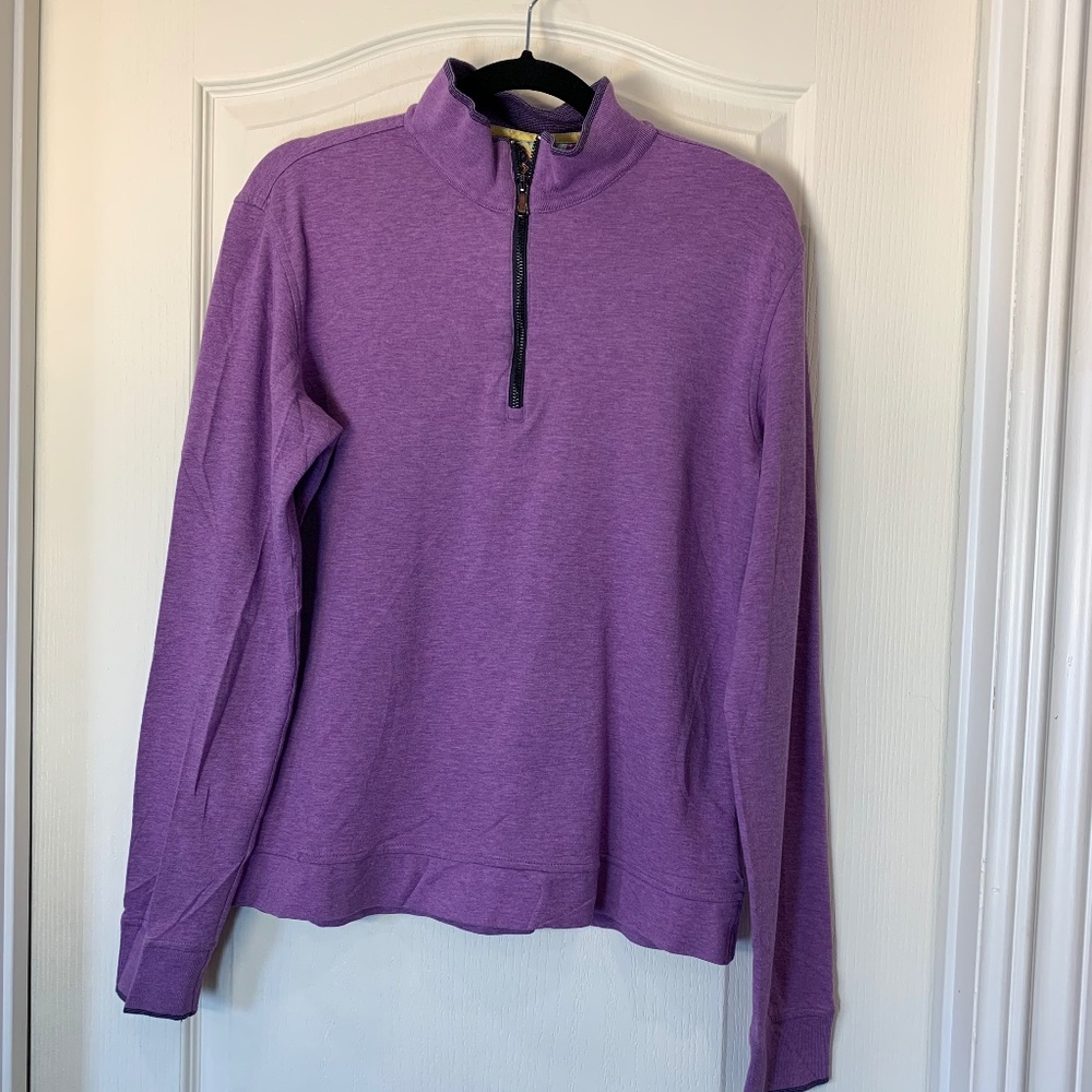 Robert Graham Women’s Half-Zip Knit Top – Casual Chic Soft Mauve